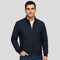 Zip-Up Stand Collar Jacket for Men